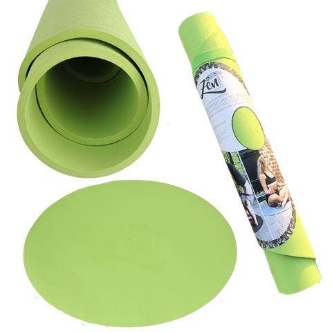 Woombie - Wholesale Yoga Mat - OvalZenStands Meditation/ Yoga Mats & Social Distancing Cues10