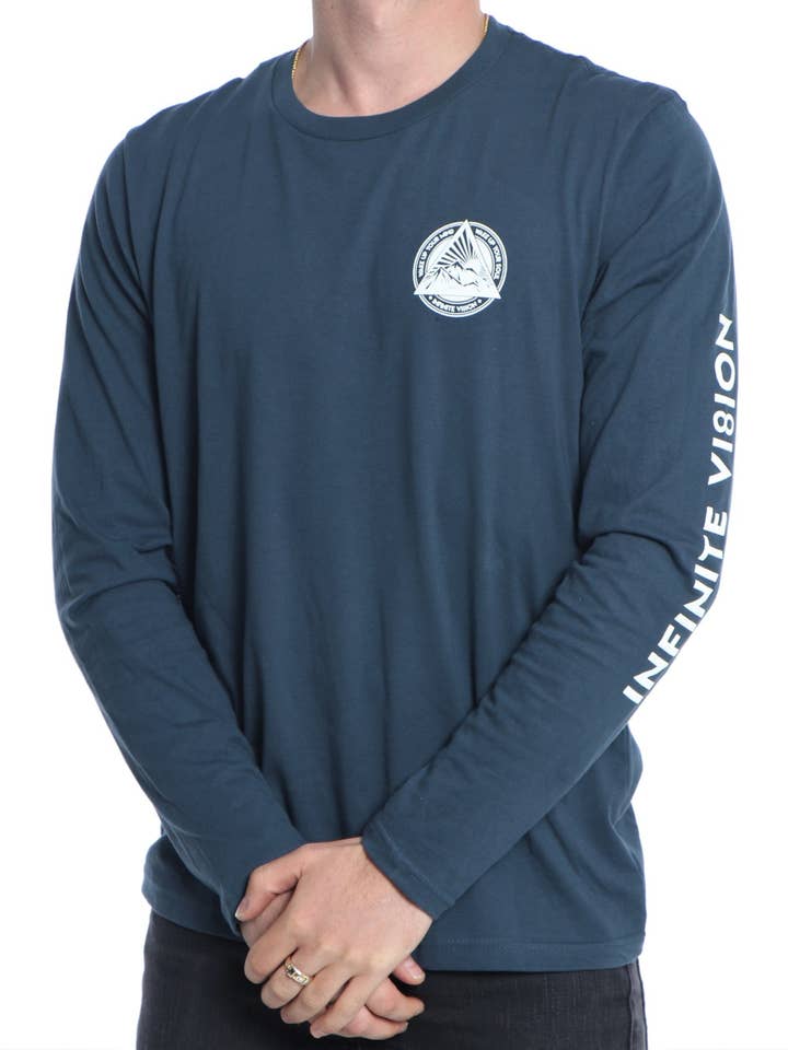 Stig op fra mørket langærmet - Trækul for engroshandel hos Infinite Vision