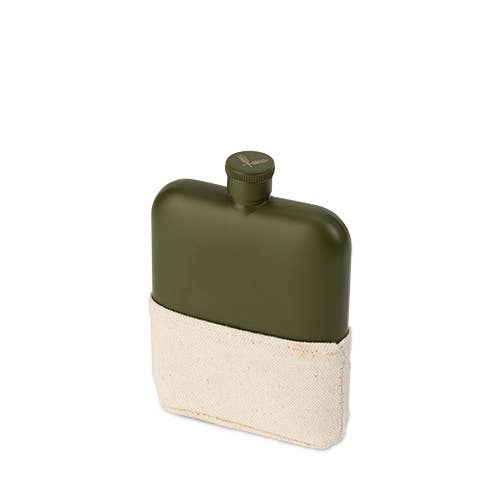 Foster & Rye - Wholesale Flask - Matte Army Green Flask