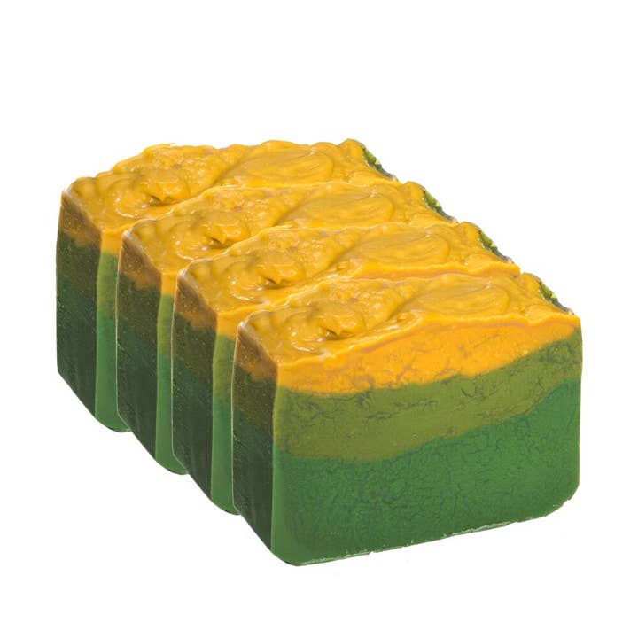 Avocado Soap - Set of 4 - with real Avocado slurry for wholesale by Falls River Soap Company