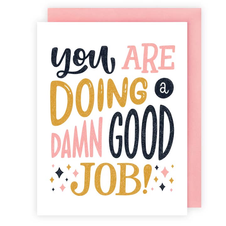 Bon boulot pour la vente par Offbeat Paper Co.