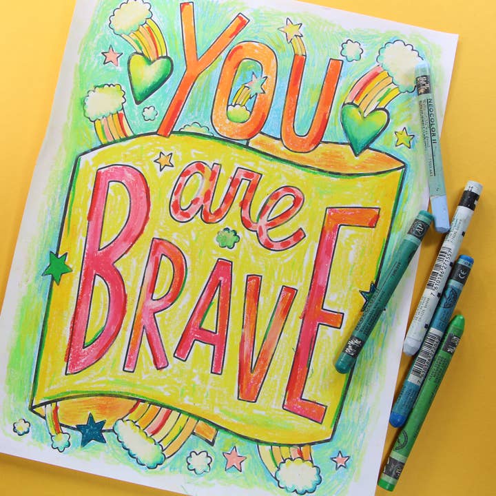 Kathy Weller Art+Ideas - Wholesale Coloring Book - Adult - Cancer Warrior Coloring Book4