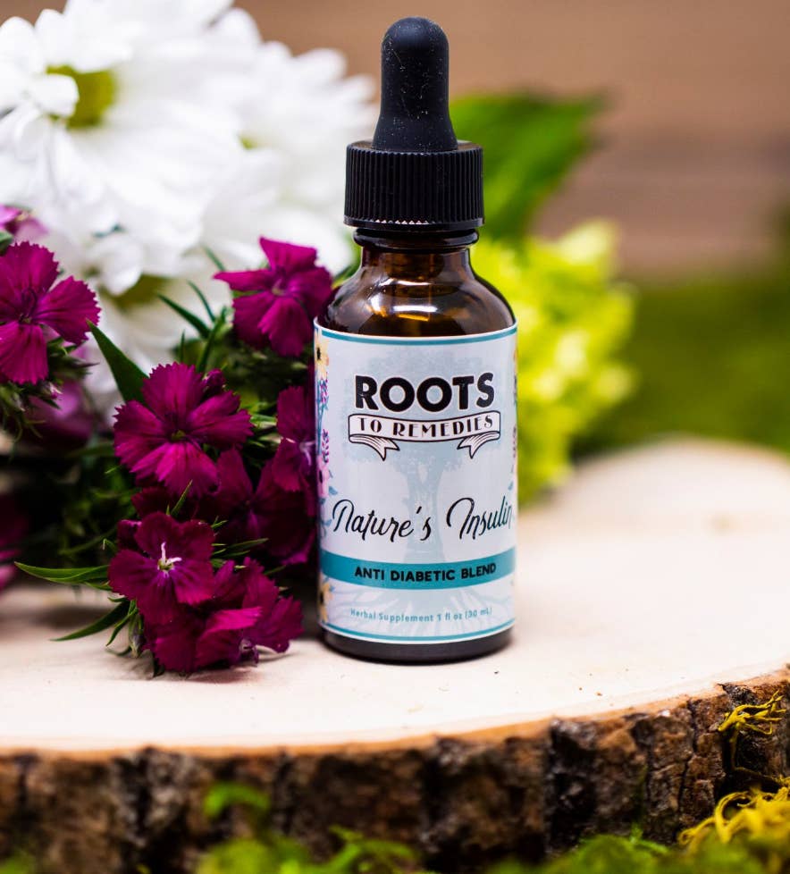 Roots To Remedies - Wholesale Tincture - 1oz Nature's Insulin Anti Diabetic Herbal Tincture