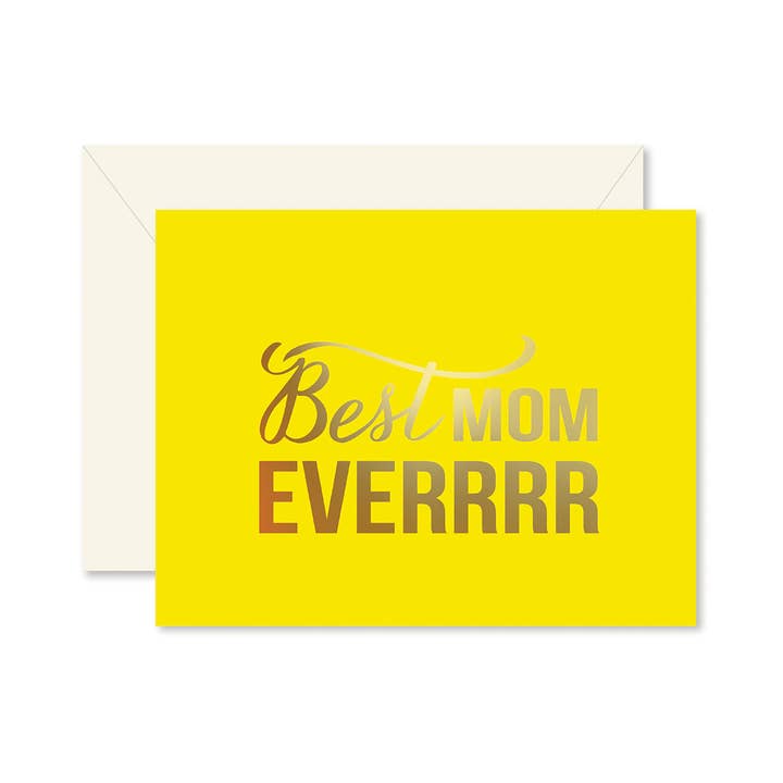 Ginger P. Designs - Wholesale Mother's Day Card - Best Mom Everrrr Greeting Cards Mothers Day/Birthday Card