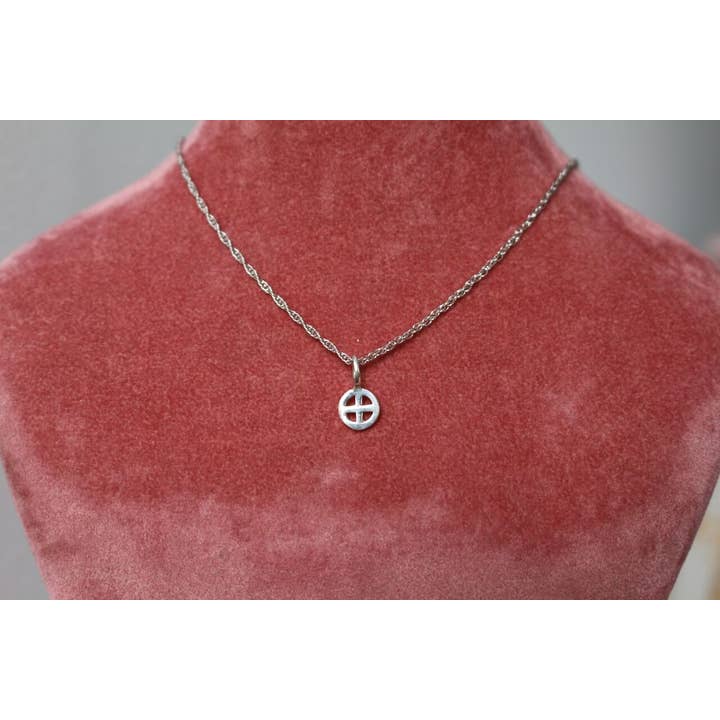 Sofia Ramsay - Wholesale Pendant/Charm Necklace - Planet Symbol Dainty Charm Necklaces in Sterling Silver2