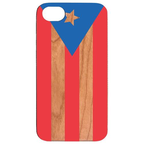 Cherry Wood - Flag Puerto Rico UV Color Printed for wholesale by OTTO CASE