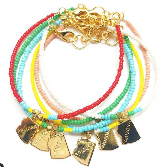 Etymology Jewelry - Wholesale Charm/Dangle Bracelet - State Charm Bracelet- Customizable Bracelet- Dainty Jewelry1