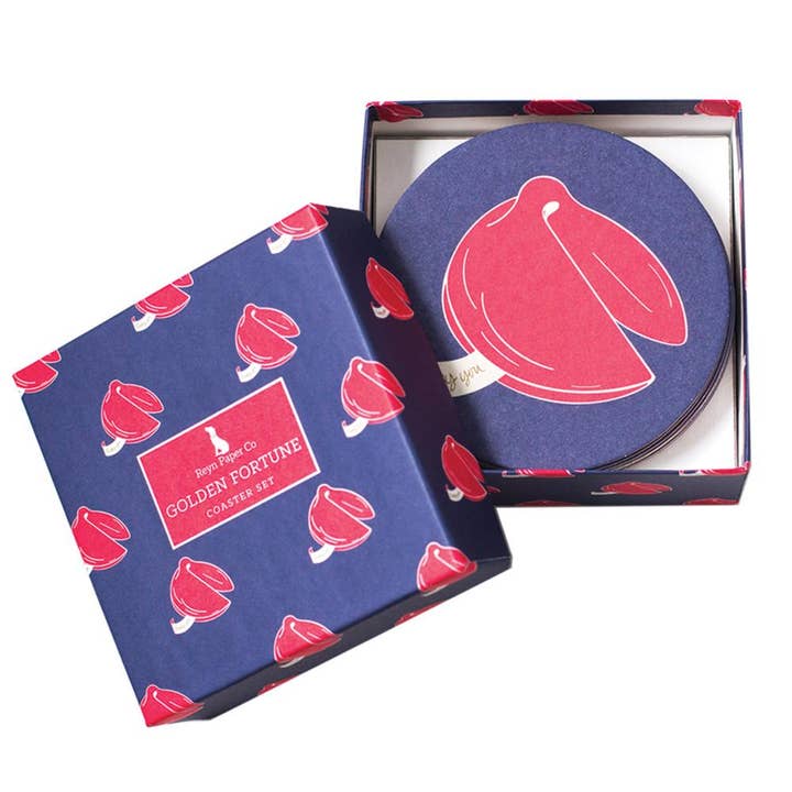 Set di scatola della fortuna dorata per la vendita all'ingrosso da parte di Reyn Paper Co