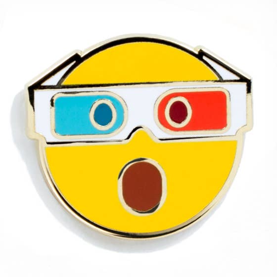 Popglory - Wholesale Lapel Pin/Button - 3D Moji Pin0