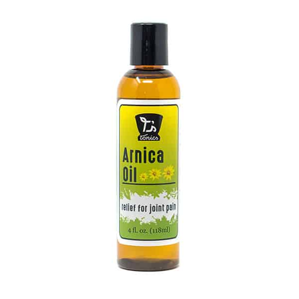 4 oz d'huile d'arnica pour la vente par t's tonics