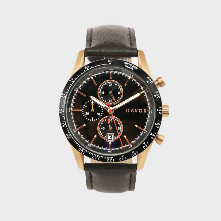 Elliot Havok - Venta al por mayor Reloj de pulsera - Hombre - Cronógrafo Racer Oro Rosa - 42 mm