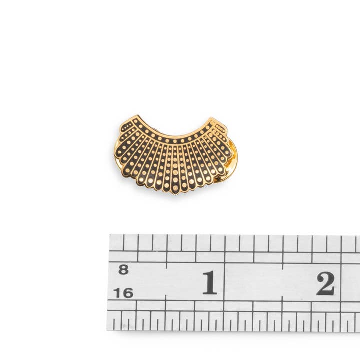 Dissent Pins - Wholesale Lapel Pin/Button - Dissent Collar Pin - 24k Gold Plated