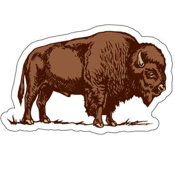 Counter Couture - Wholesale Sticker - Bison Sticker | Buffalo | Die Cut | Gifts3