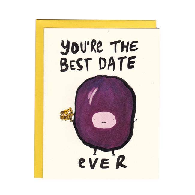 Carte de vœux Best Date pour la vente par I Must Draw