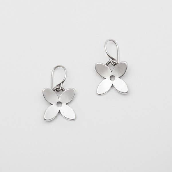 Linnea Floral Earrings - Sterling Silver or Gold Plate for wholesale by Beehive Handmade