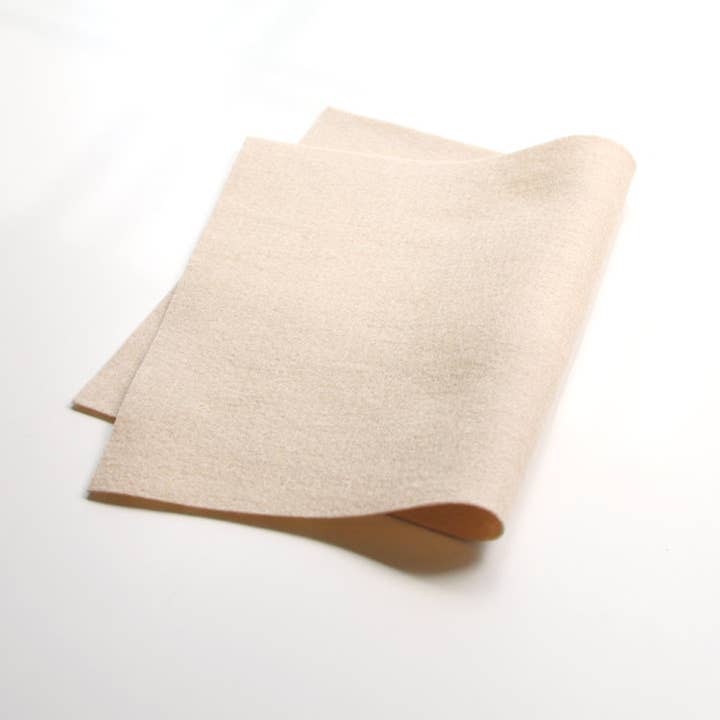 100% Almond Wool felt for wholesale by Eva Blake’s Makery