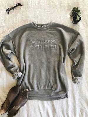 Stone Sweatshirt for wholesale by You are a Story Worth Loving