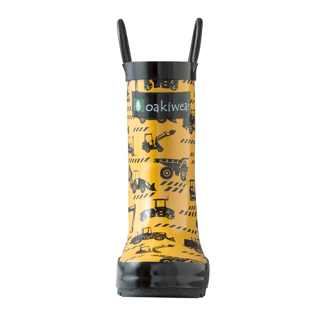 Oaki - Wholesale Rain Boots - Kids - Loop Handle Boots, Construction Vehicles3