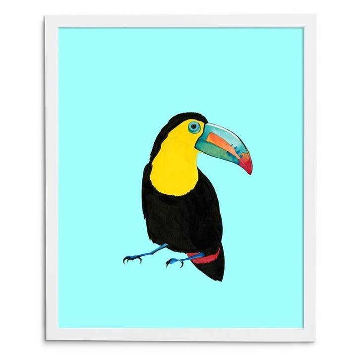 11” x 14” Toucan Prints for wholesale by Wee Wild Ones