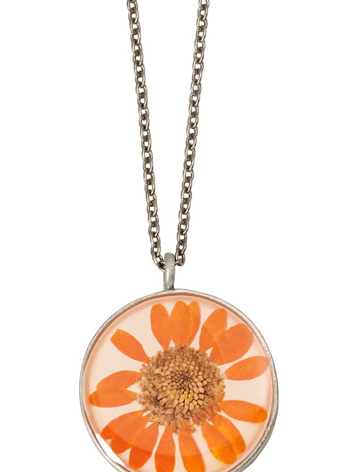 Orange Daisy Med Rund Halsband för wholesale av Shari Dixon
