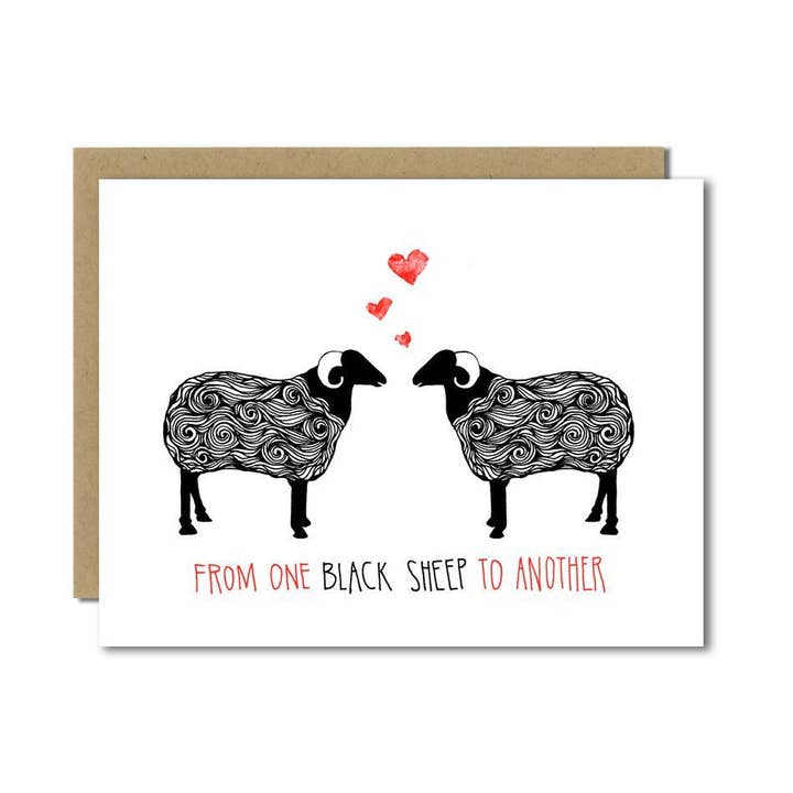 Sloe Gin Fizz - Wholesale Love Card - Black Sheep Greeting Card0