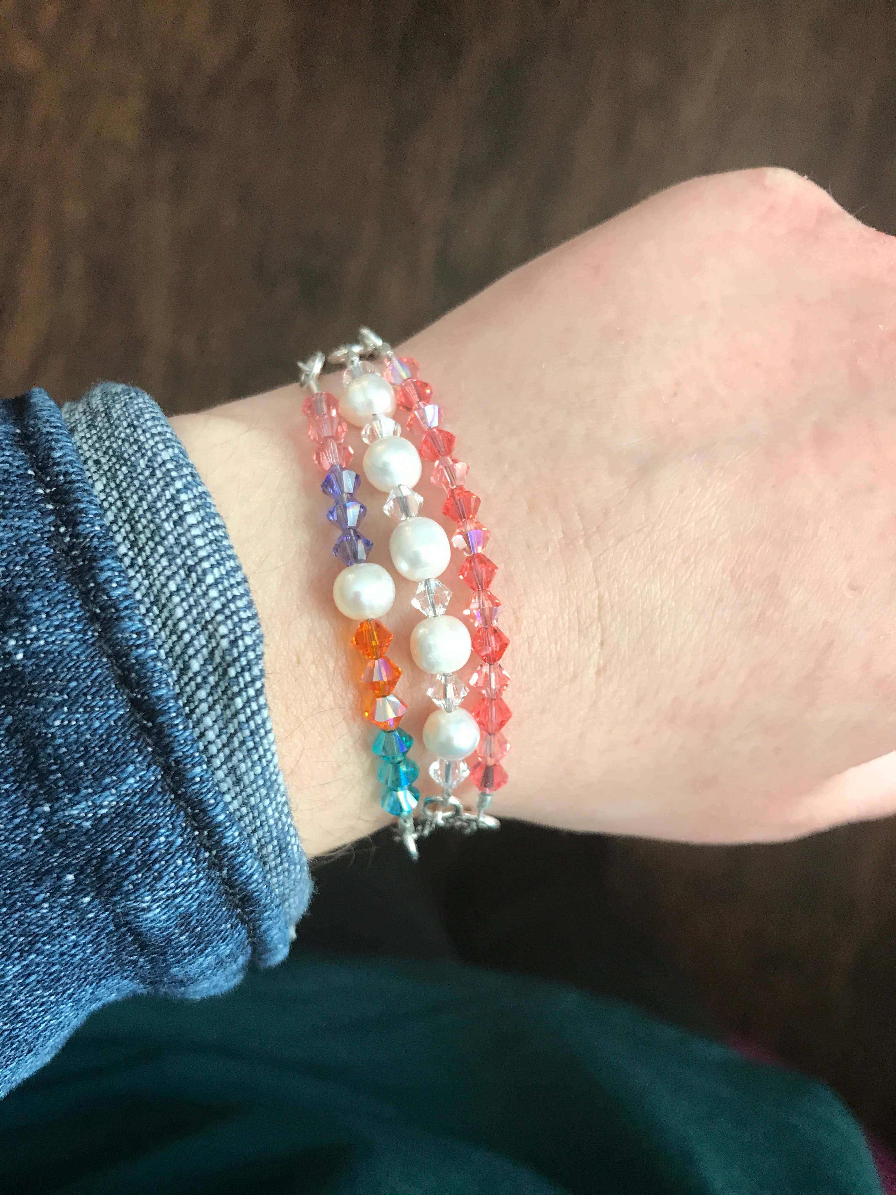Jamila Collective, LLC - Wholesale Beaded Bracelet - Salam Line Bracelet - Spring Combo1
