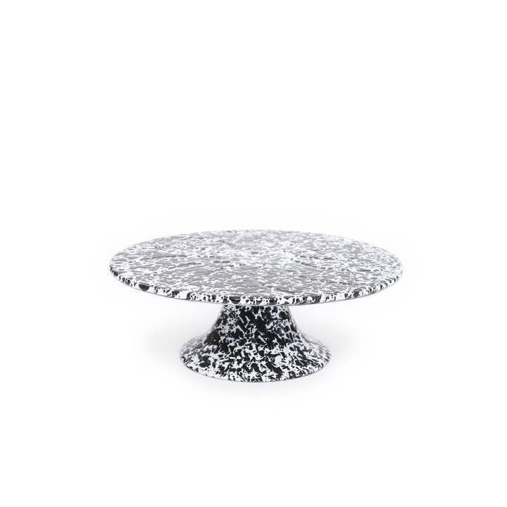 Crow Canyon Home - Wholesale Cake Stand - Splatter Enamelware Cake Stand