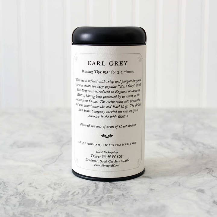Oliver Pluff & Company – Großhandel Loser Tee – Earl Grey Tea - Loser Tee in charakteristischer Teedose