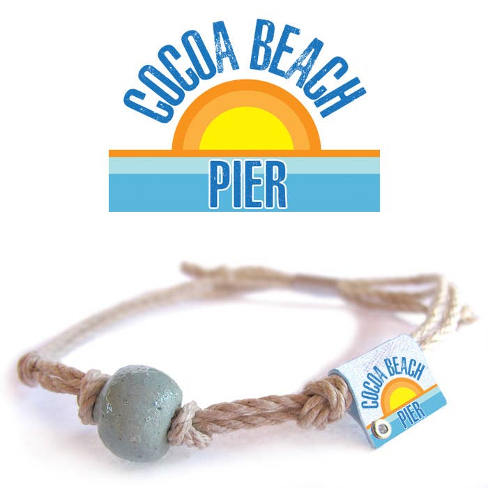 Cocoa Beach Pier, Fl Bracelet | Anklet for wholesale by Earth Bands