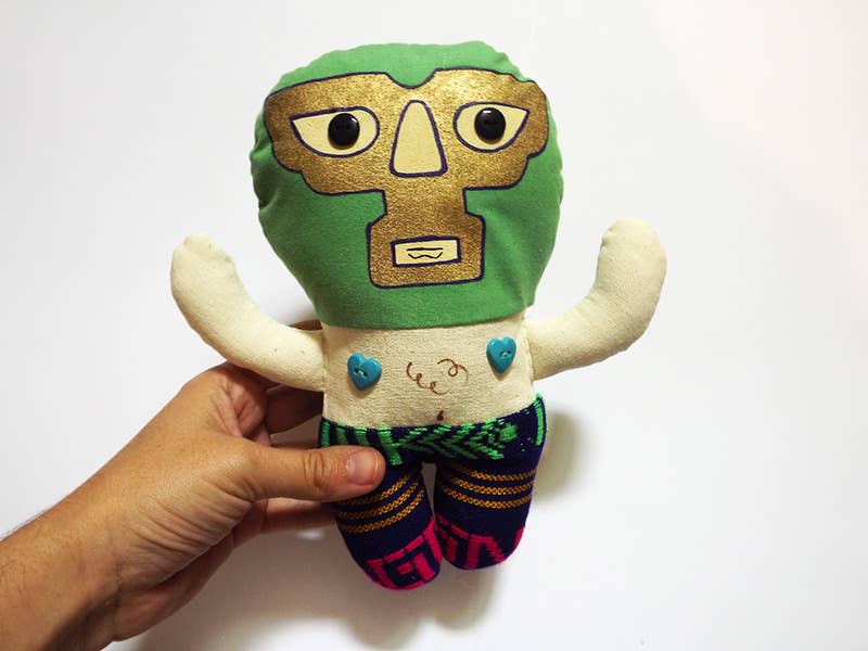 Chunchitos – Boneca - Crianças por atacado – Boneca luchador feita à mão6