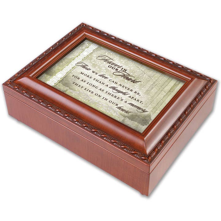 I vårt hjärta WG Script Musiklåda för wholesale av Cottage Garden