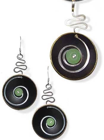 Hypnotic Set - Sea Glas Grün für den Großhandel von LeDanse Limited Edition Jewelry