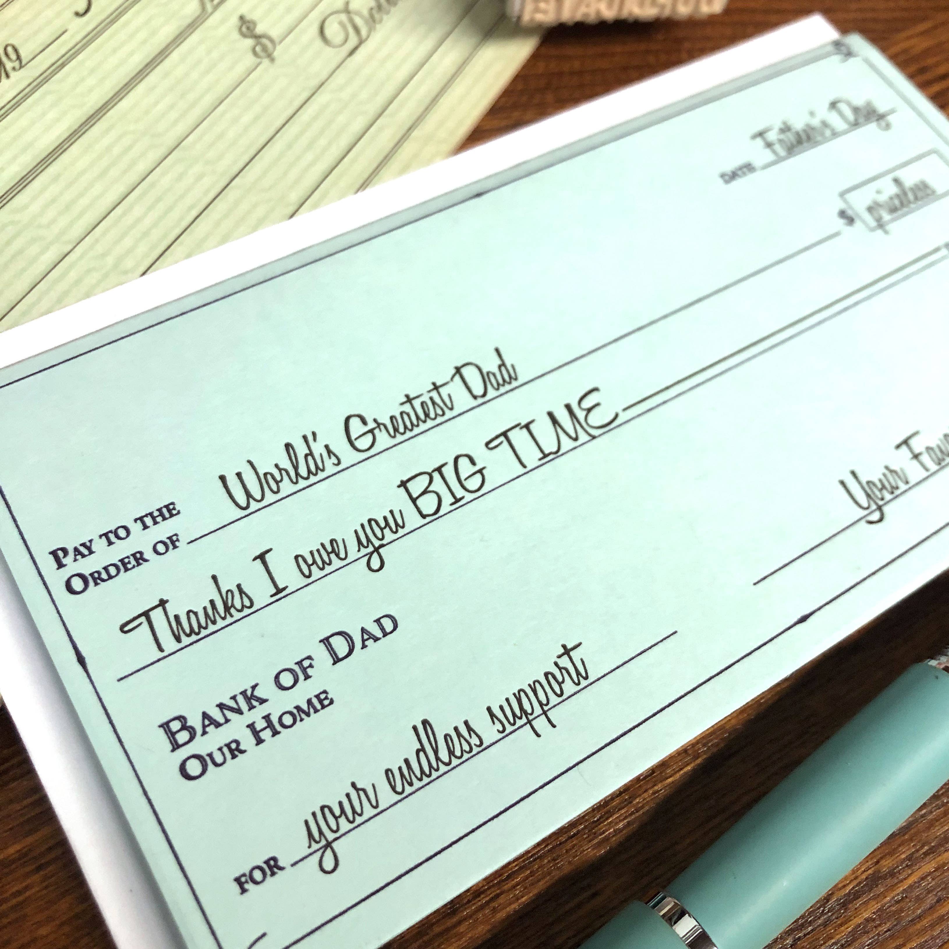 a. favorite design - Wholesale Father's Day Card - Bank of Dad1