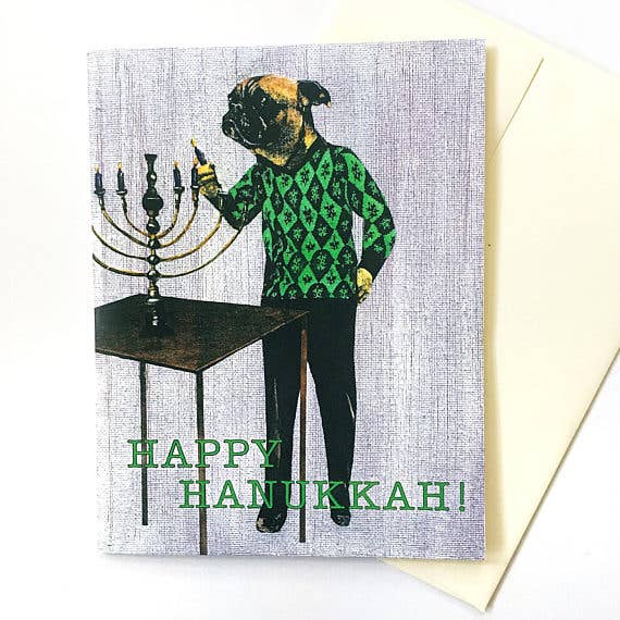 Pergamo Paper Goods - Wholesale Hanukkah Card - Animal Hanukkah Greeting Cards5
