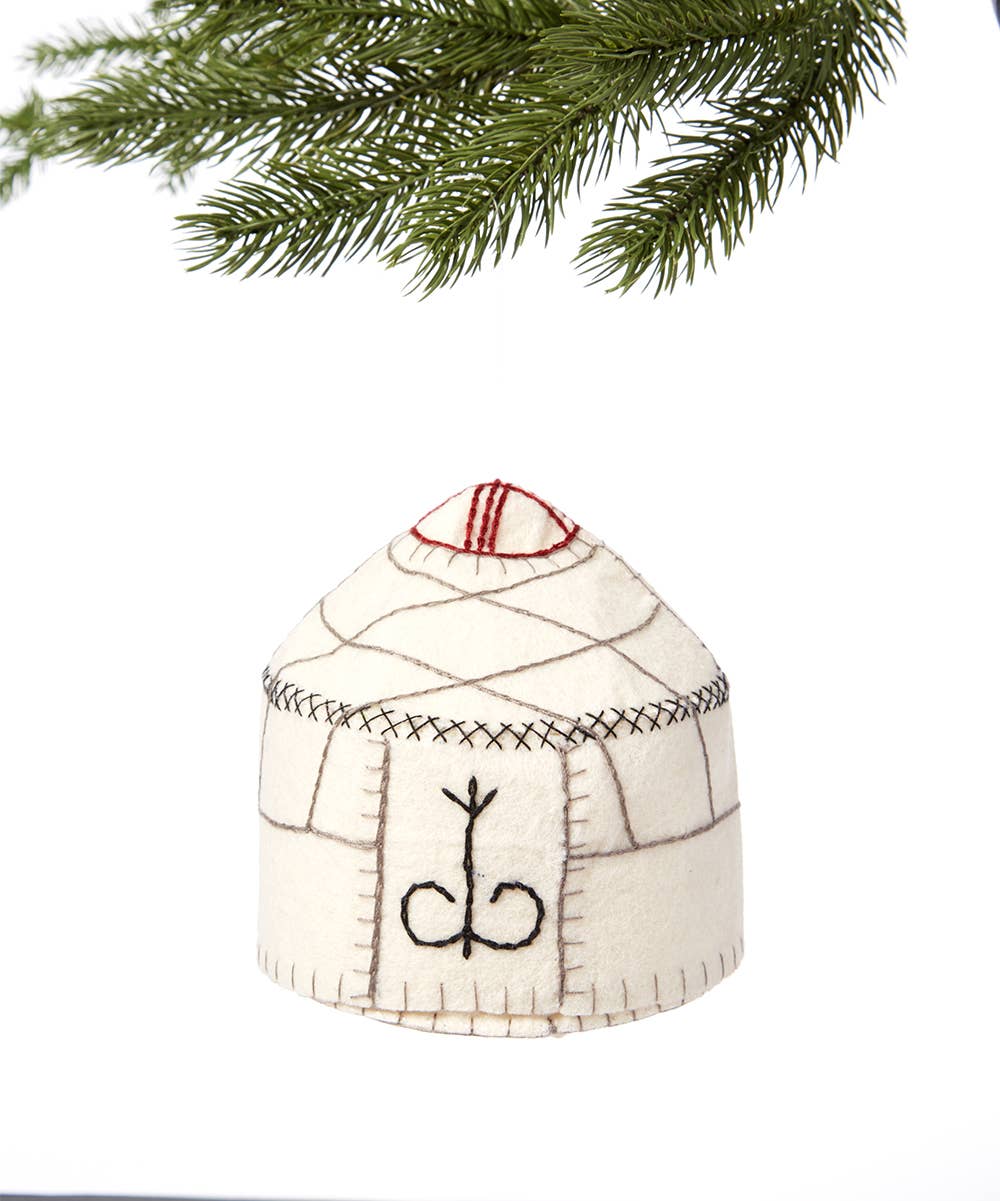 Silk Road Bazaar - Wholesale Nativity Scene Decor - Holy Family Felt Nativity Set