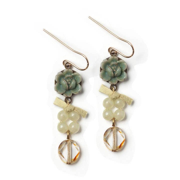 Mineral Grace Earrings for wholesale by Elements Jill Schwartz