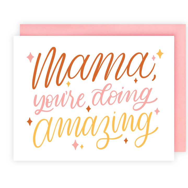 Mama You’re Doing Amazing for wholesale by Offbeat Paper Co.