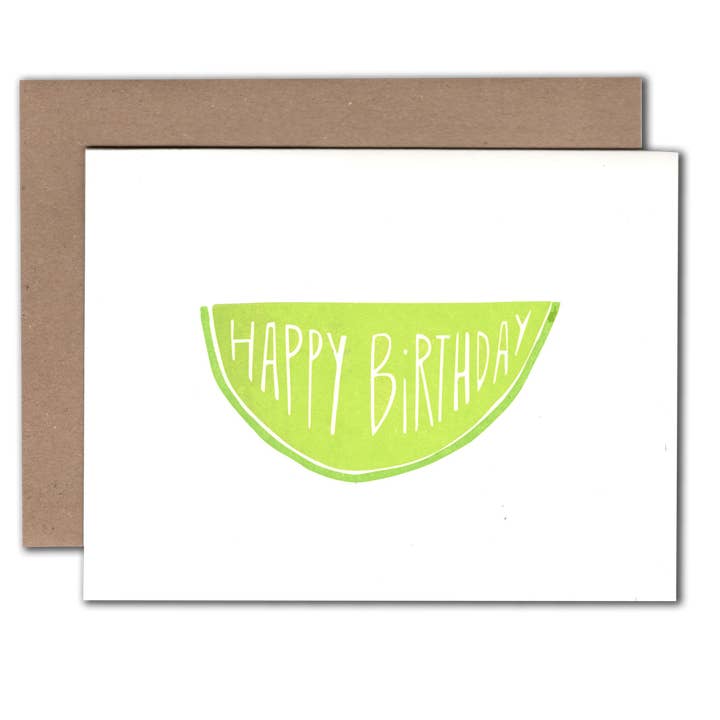 Bday Lime - SALE for wholesale by Power and Light Press