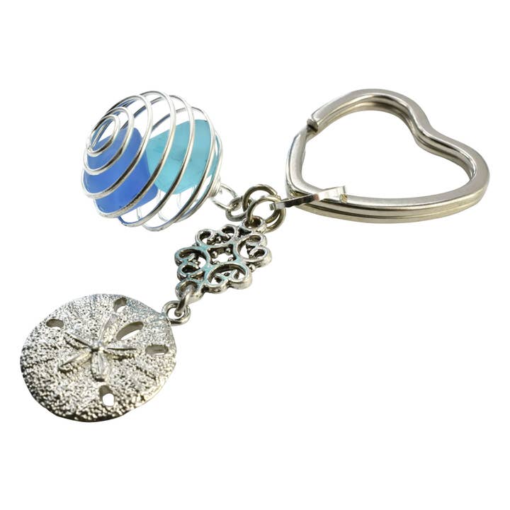 Snazzy and Co - Wholesale Keychain – Women's - Sea Glass Jangle Keychains2