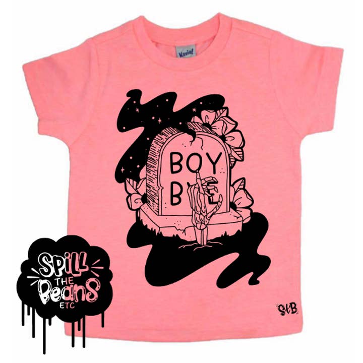 Boy Bye Kids Tee or Bodysuit for wholesale by spillthebeansetc