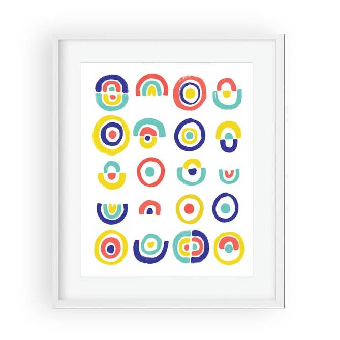Bullseye Art Print for wholesale by The Paper Curator