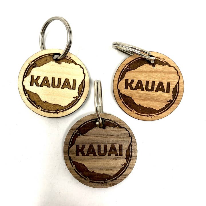 KEYCHAIN - Kauai Island, Hawaiian Art Design Hawaii and other Purchase Wholesale hawaiian keychains. Free Returns & Net 60 Terms on Faire trending on Faire.