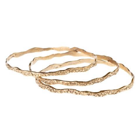 Dünne Rochen-Armreifen - Set aus drei Stück für den Großhandel von Alkemie Jewelry