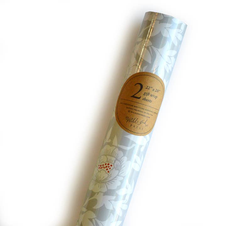 Wild Ink Press - Wholesale Wrapping Paper Roll - Korean Vase Gift Wrap | Roll of 2 sheets1