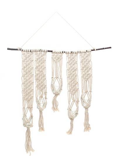 Suspension Murale en Macramé - Multiplier les Plantes pour la vente par Soul of the Party
