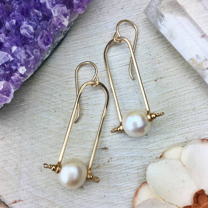 Frischwasserperle 14 k Gold gefüllte Rahmen für den Großhandel von Enclave Gold