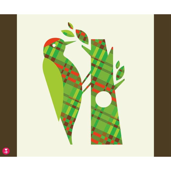 Plaid Woodpecker for wholesale by Bee Things