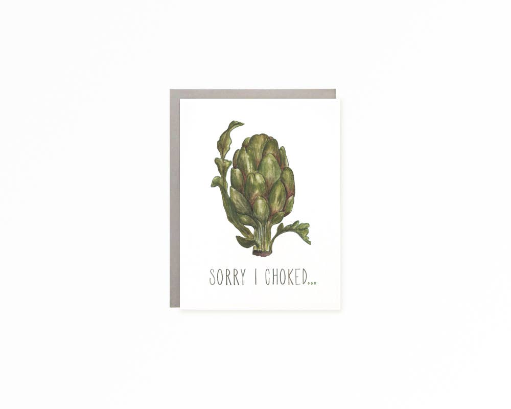Together Apart - Wholesale I'm Sorry Card - Sorry I Choked Greeting Card0