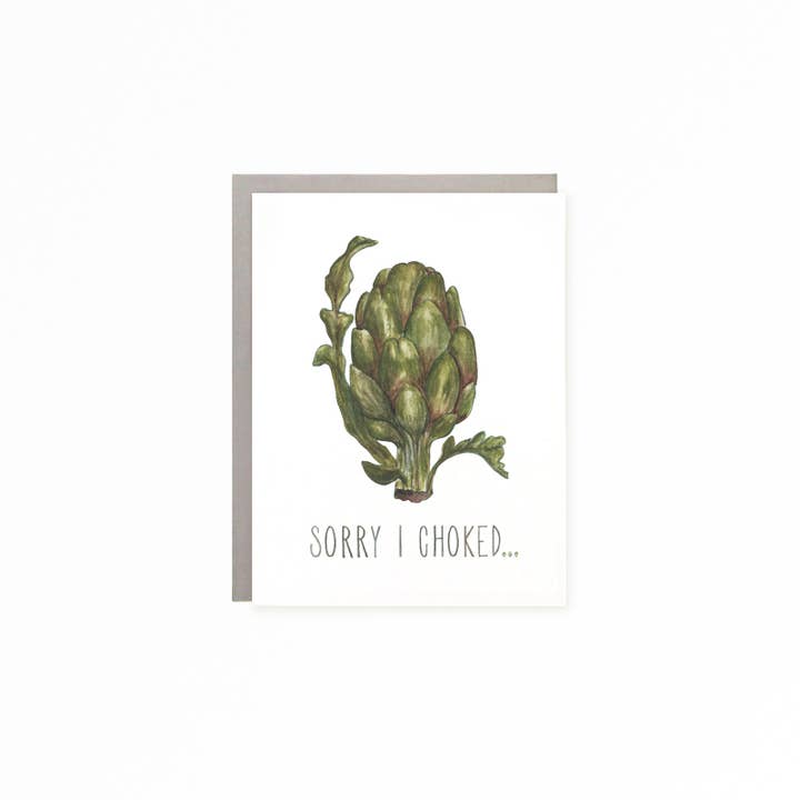 Together Apart - Wholesale I'm Sorry Card - Sorry I Choked Greeting Card
