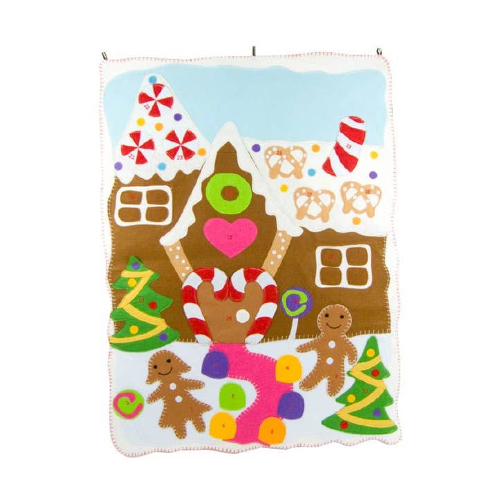 Gingerbread Advent Calendar for wholesale by Groovy Holidays